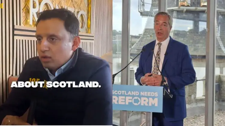 Scottish Labour's Anas Sarwar hits out at the Reform UK leader.