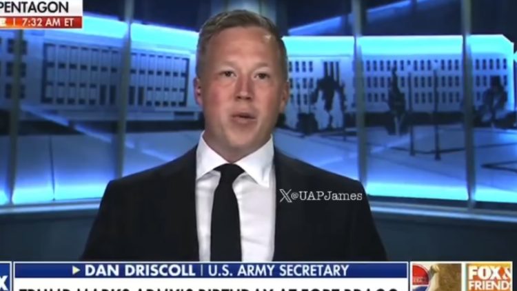 US Army Secretary Dan Driscoll.