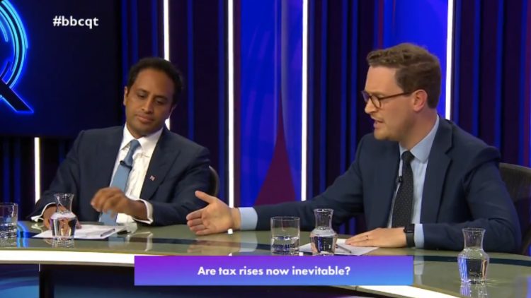 Labour minister Darren Jones could not hide his frustration last night as Reform UK’s Zia Yusuf continually dodged questions.