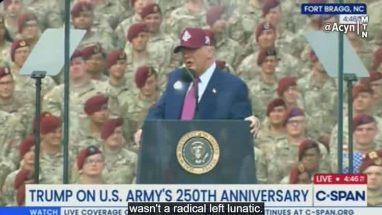 US President Donald Trump appeared to get a little confused on Tuesday.