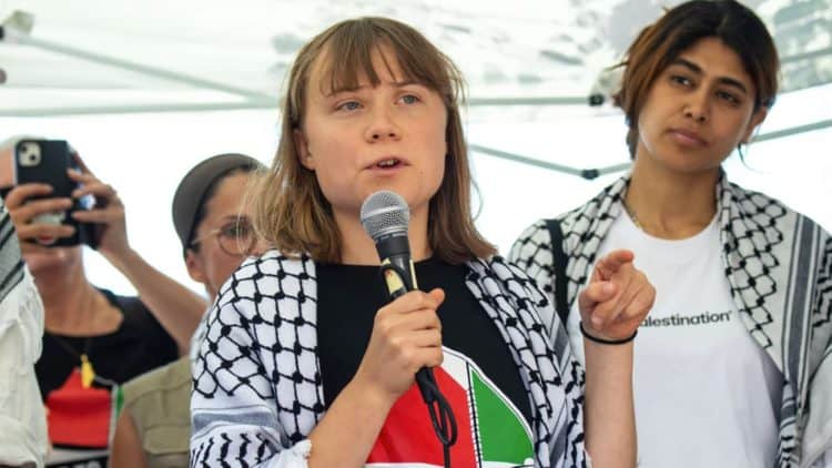 Climate activist Greta Thunberg joins aid ship sailing to Gaza.