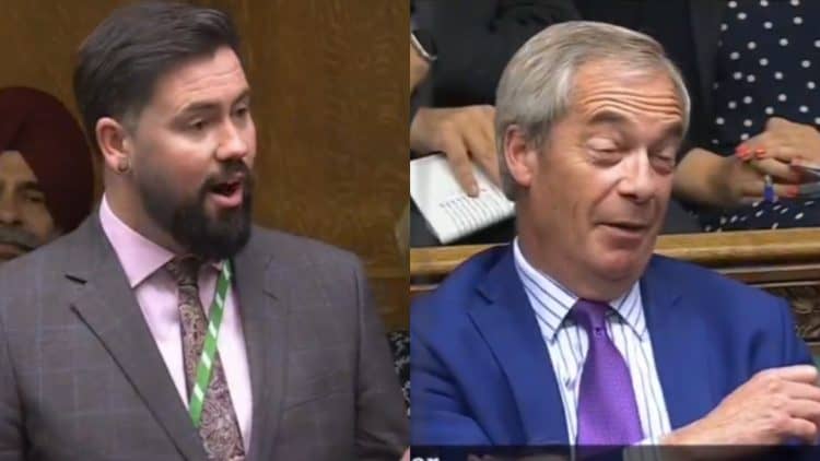 Adam Thompson took aim at the Reform UK leader over his party's spending plans.