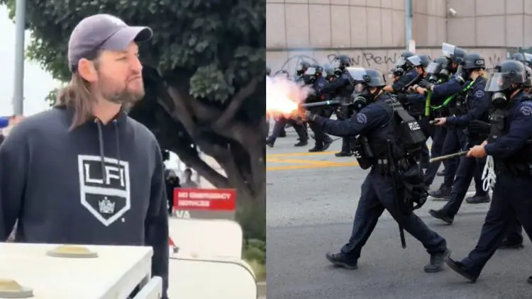 “You swore an oath to the constitution” – this viral protestor just stole the internet.