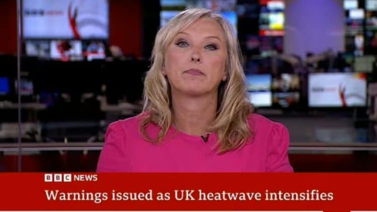 BBC presenter Martine Croxall.