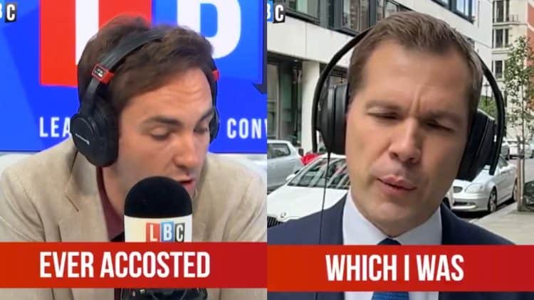 Robert Jenrick clashed with a radio presenter live on-air after being reminded of his own “unlawful” behaviour in the past.