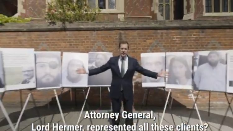 Robert Jenrick has become the latest figure to call on Sir Keir Starmer to sack Attorney General Lord Richard Hermer, in another bizarre video.