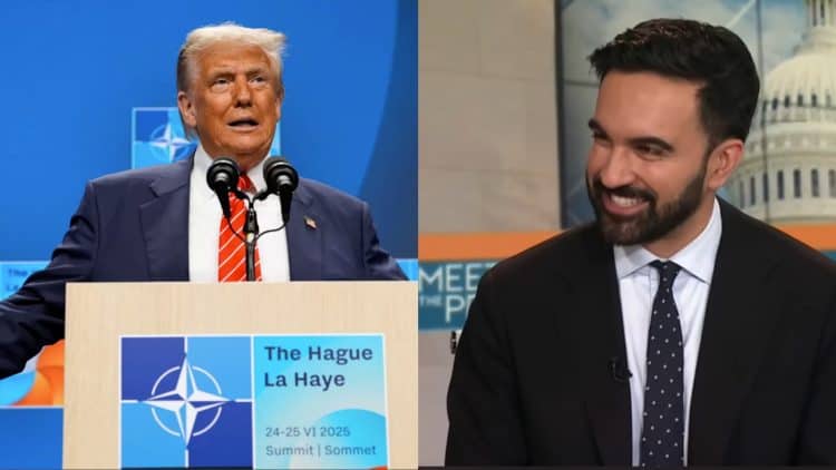 Zohran Mamdani brushed off President Donald Trump calling him a “communist".