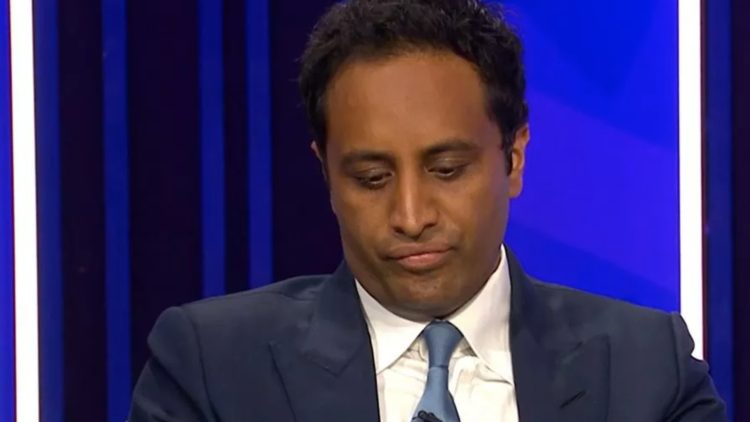 Zia Yusuf squirmed under criticism on Question Time.